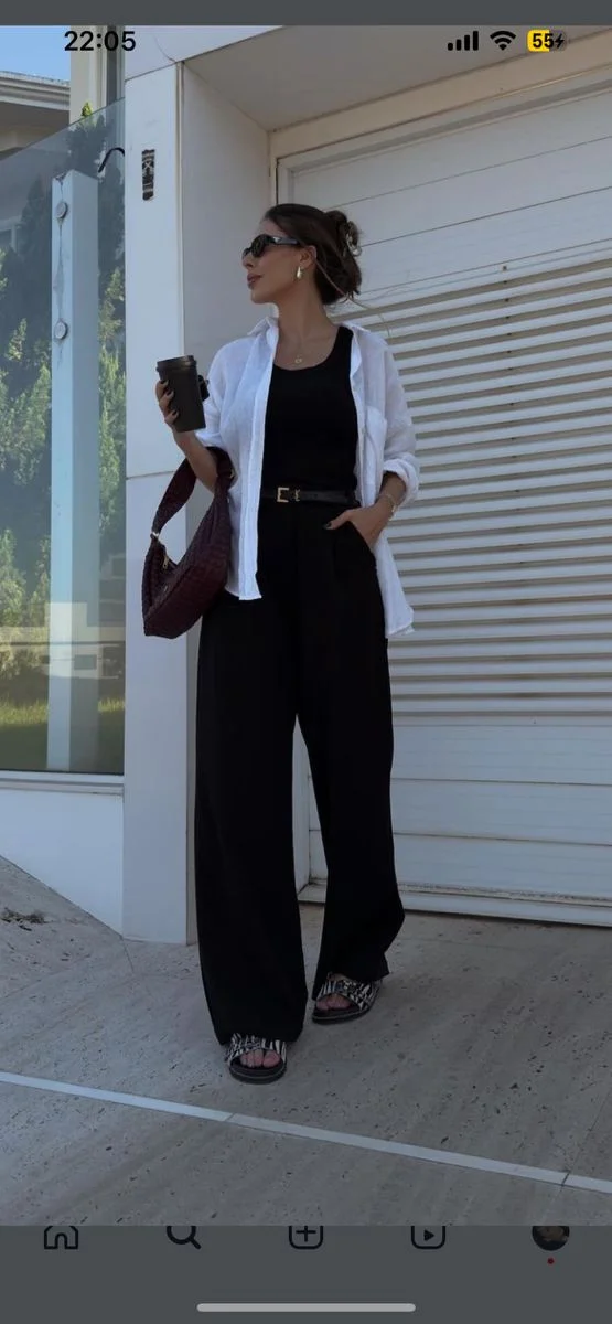 black pant outfit ideas