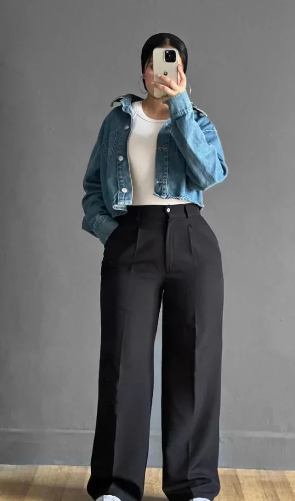 black pant outfit ideas