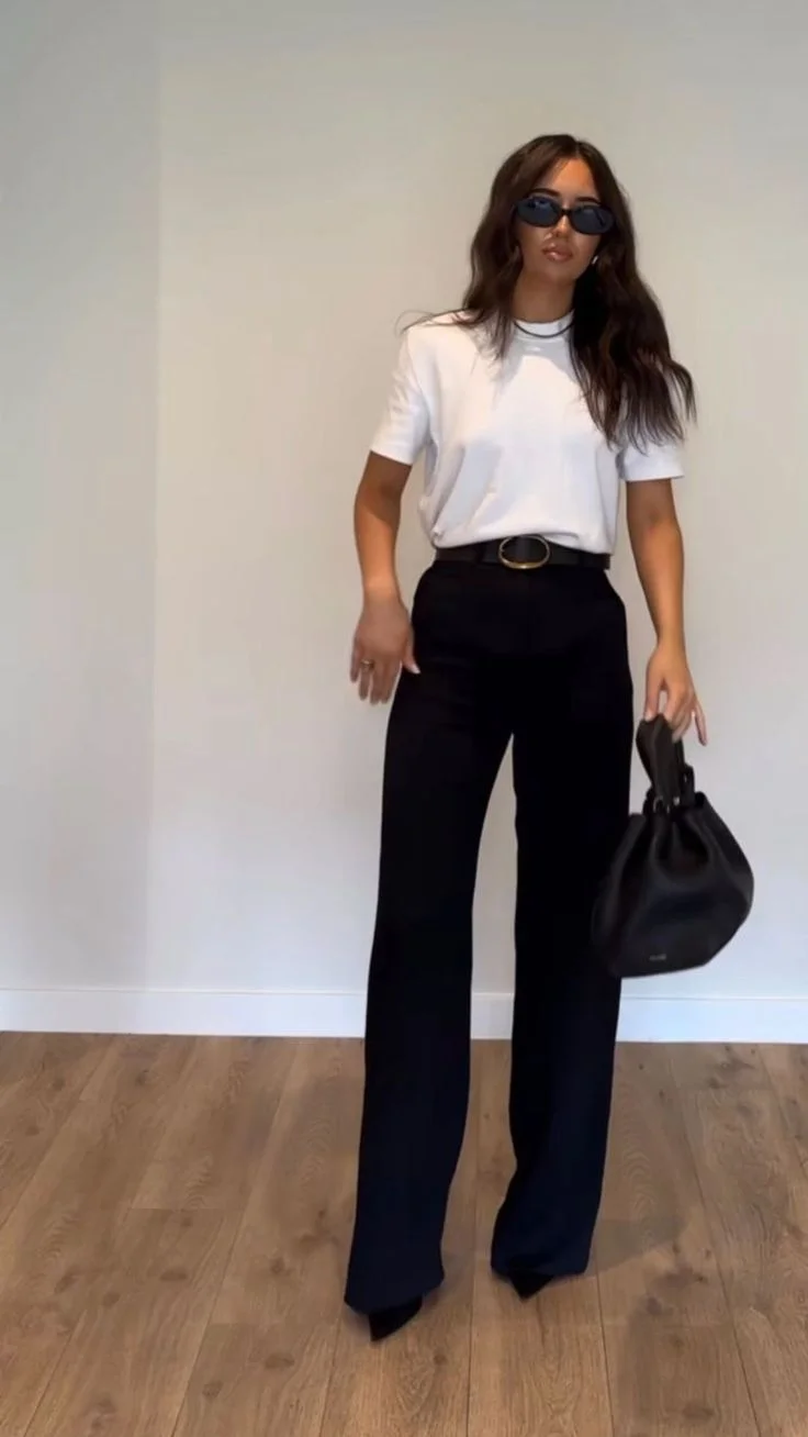 black pant outfit ideas