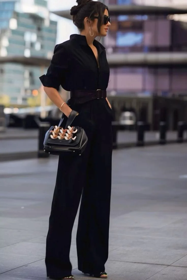 black pant outfit ideas