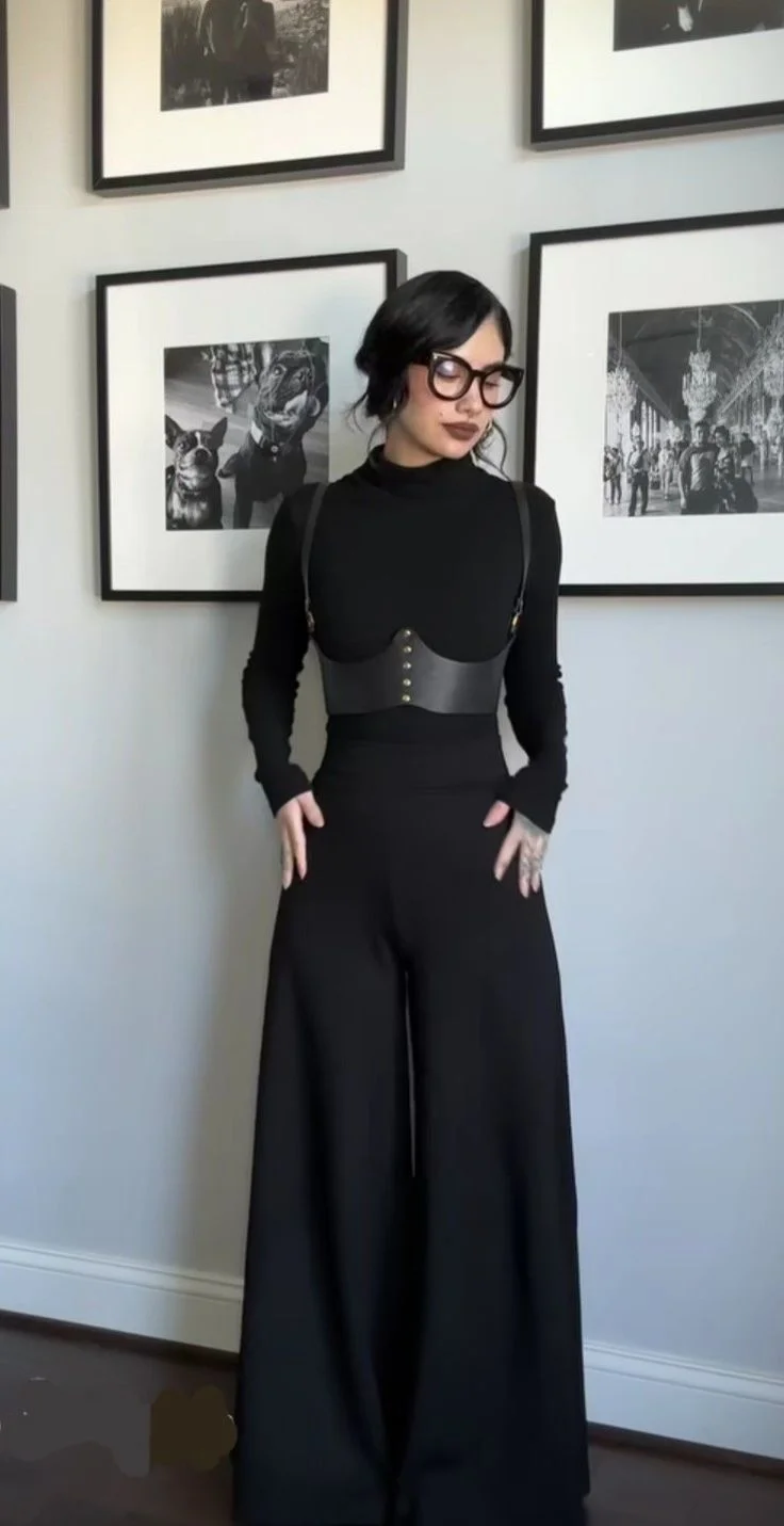 black pant outfit ideas