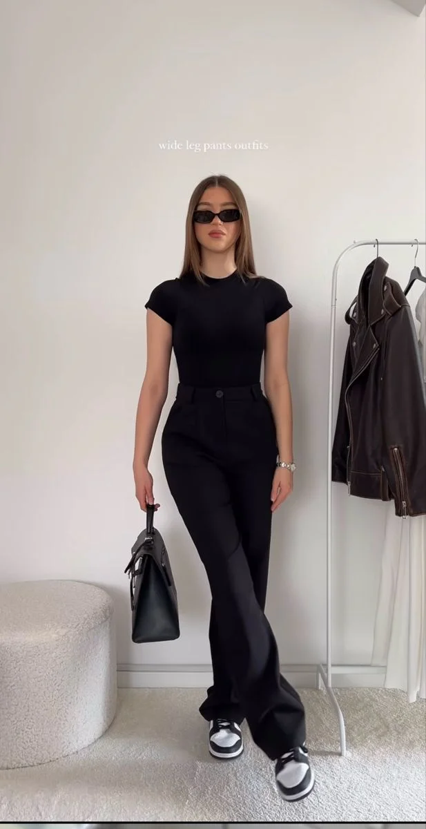 black pant outfit ideas