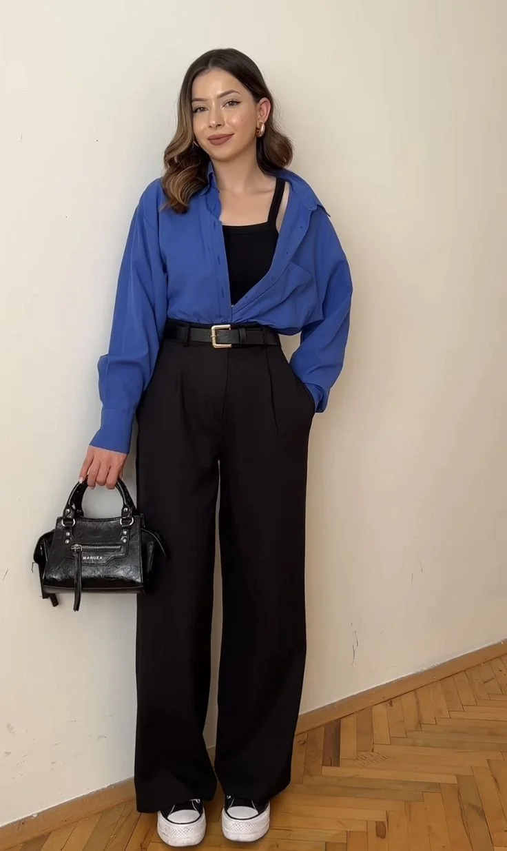 black pant outfit ideas