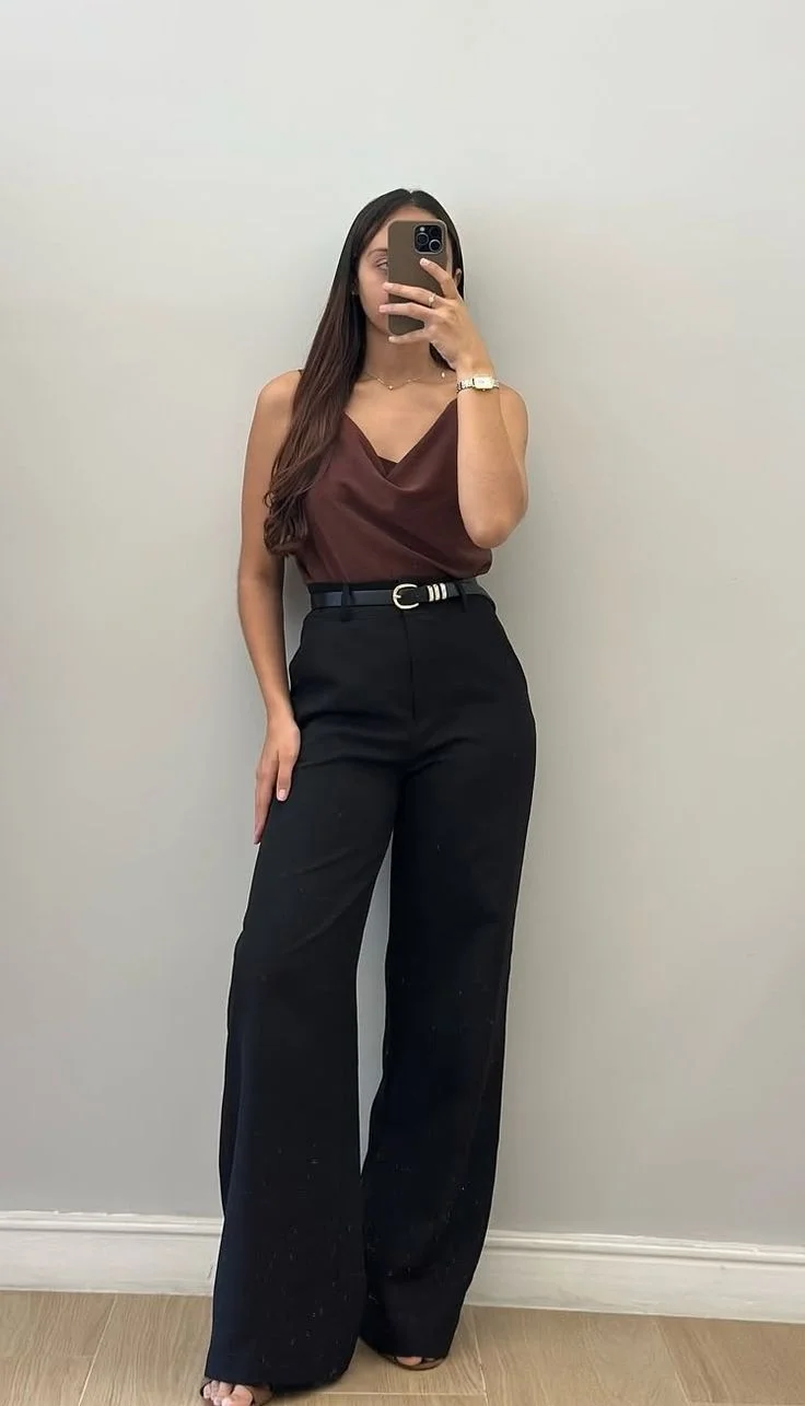 black pant outfit ideas