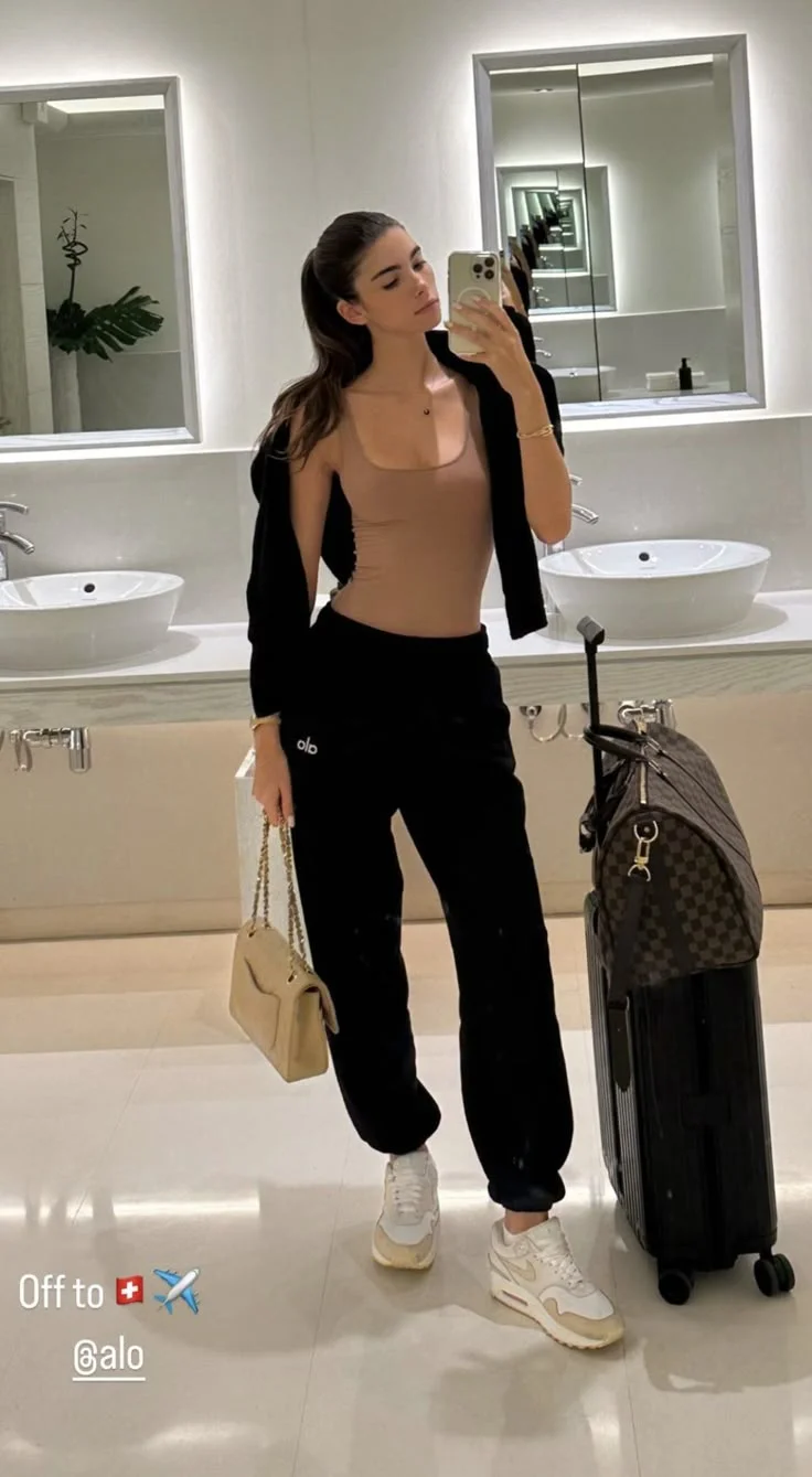 airport outfit summer