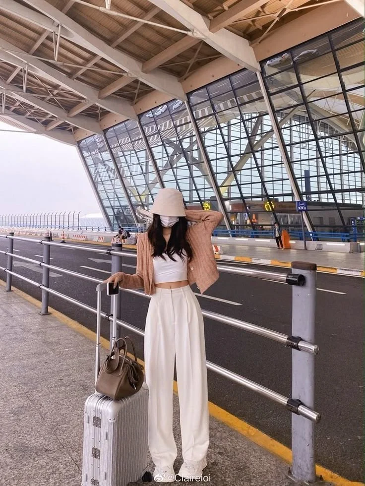 airport outfit summer