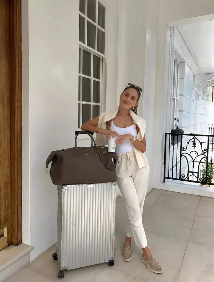airport outfit summer