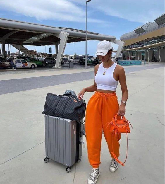 airport outfit summer