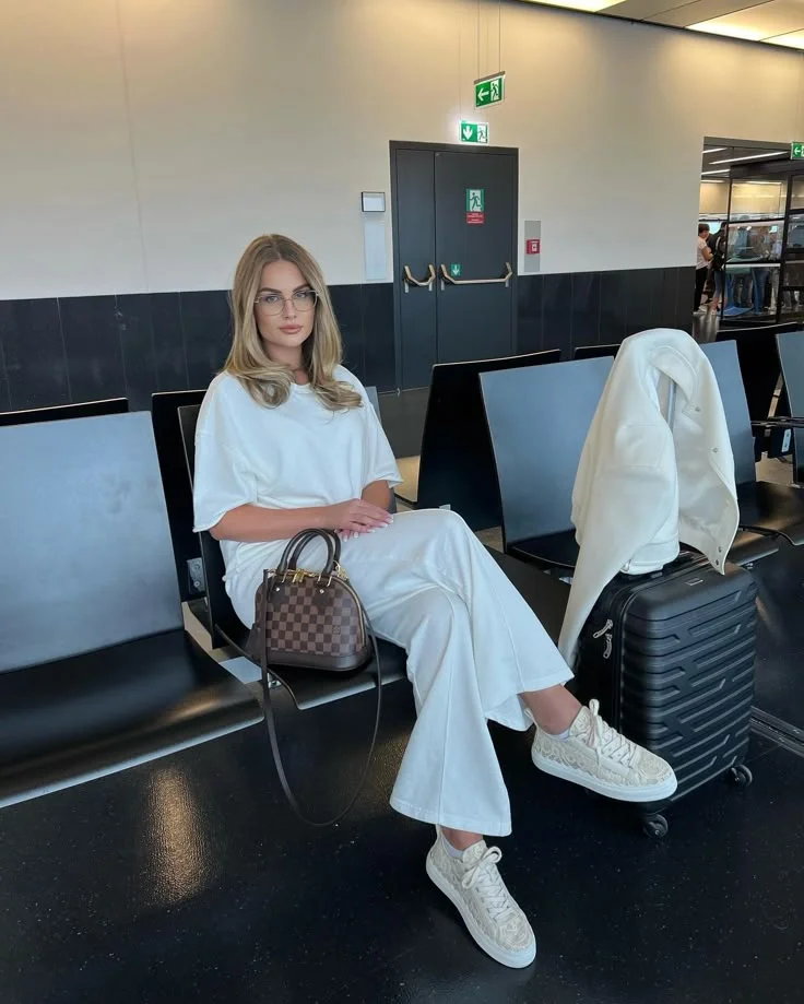 airport outfit summer