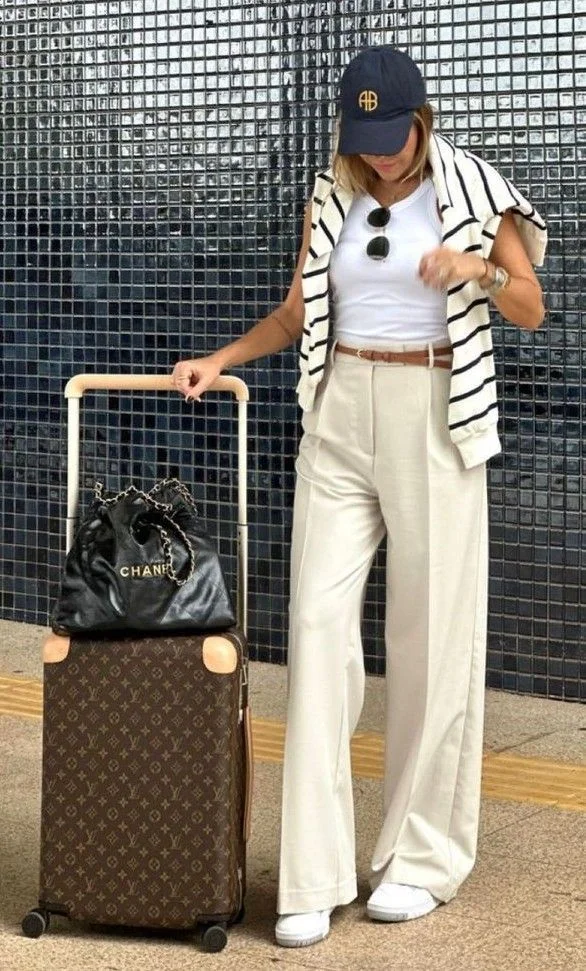 airport outfit summer
