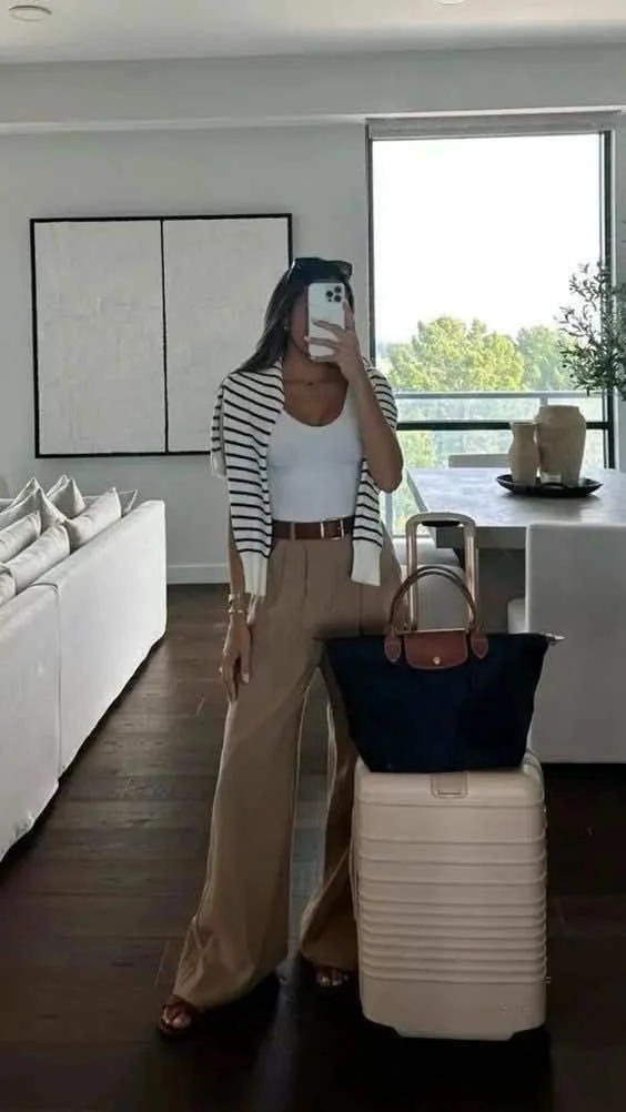 airport outfit summer