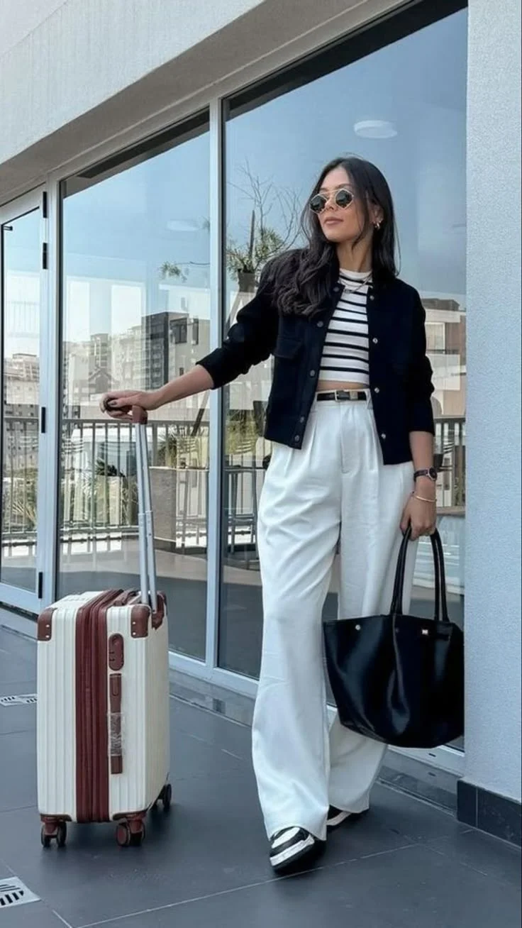 airport outfit summer