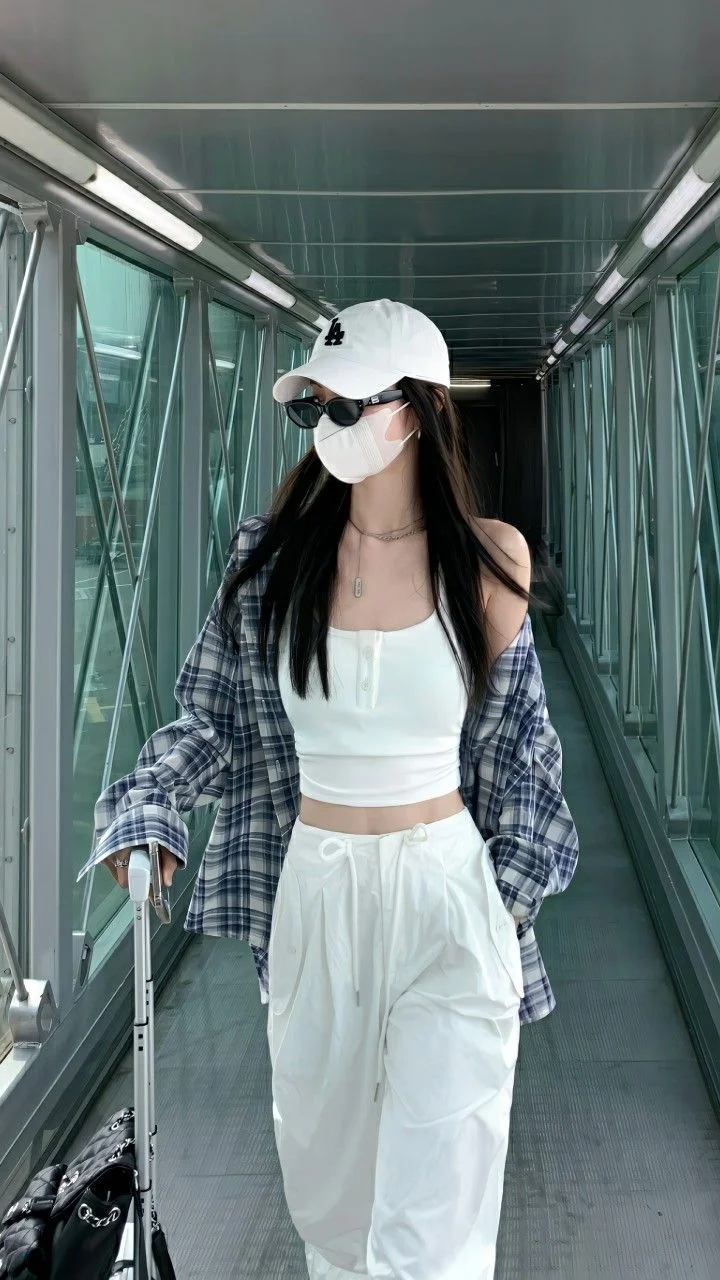 airport outfit summer