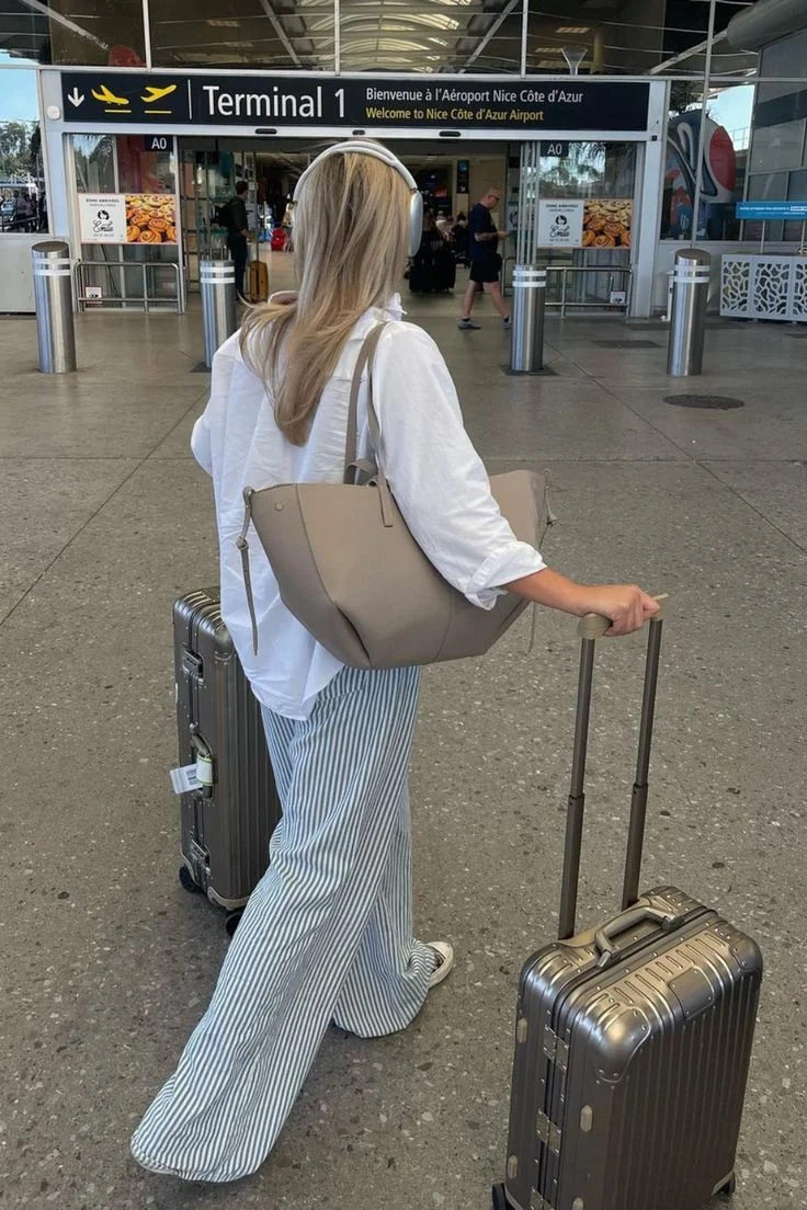 airport outfit summer
