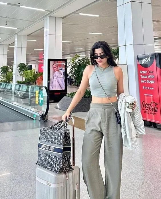 airport outfit summer