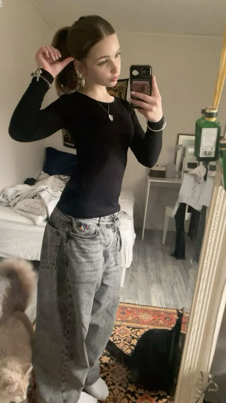 baggy jeans outfit