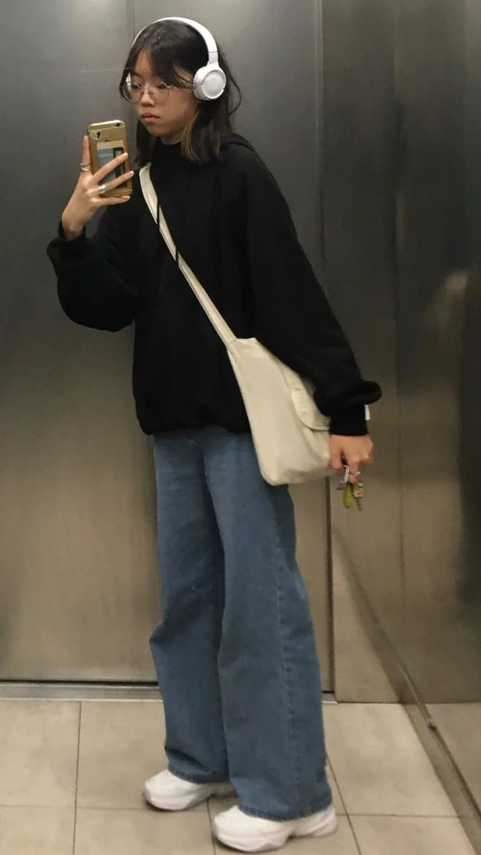 baggy jeans outfit