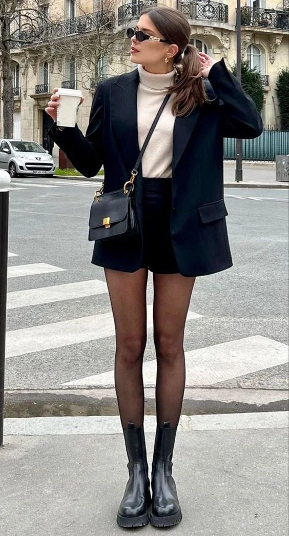 black blazer outfit