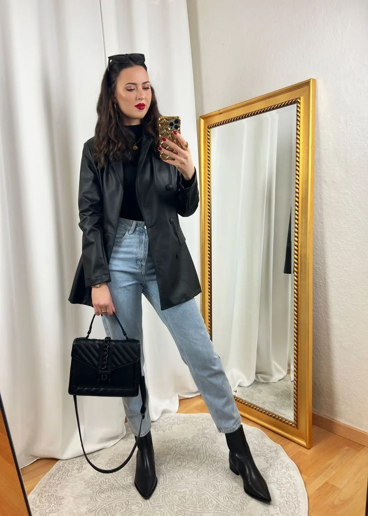 black blazer outfit