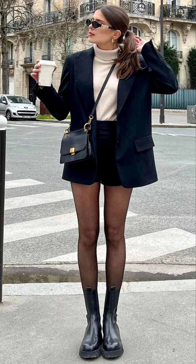 black blazer outfit