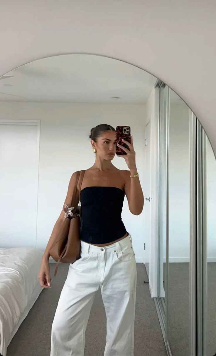 Black tube top