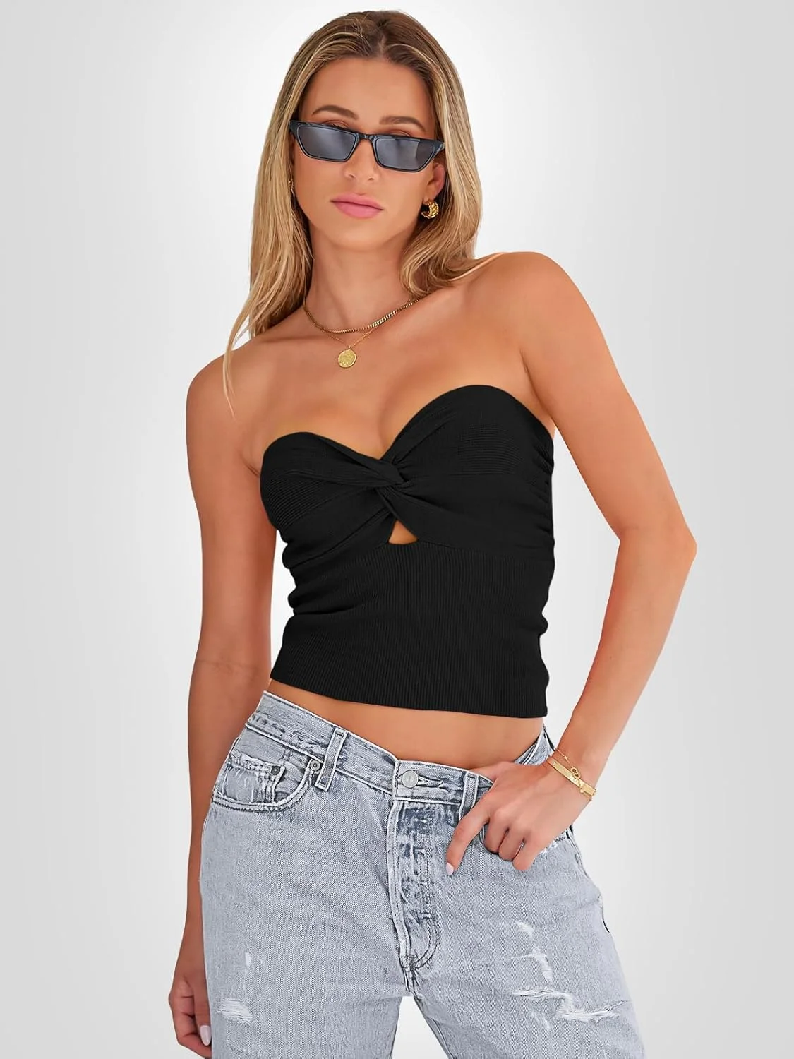 Black tube top