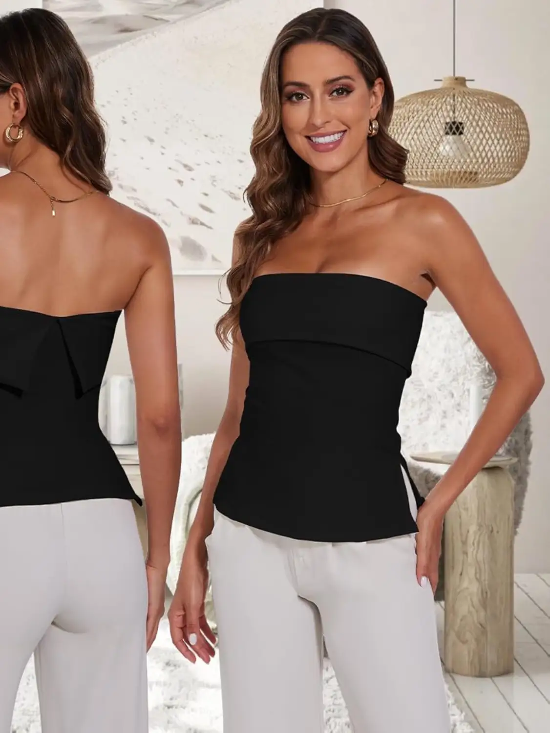 Black tube top