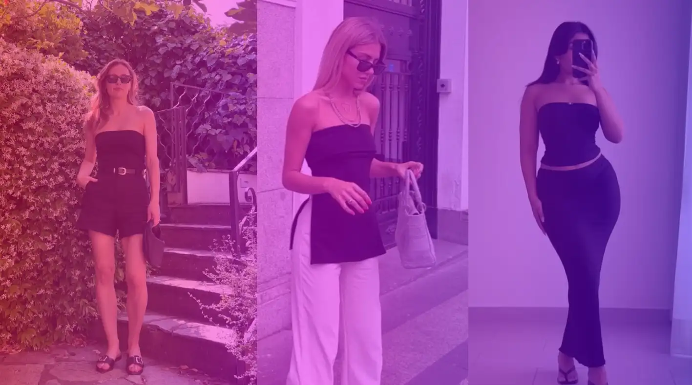 How to Style a Black Tube Top for a Trendy, Timeless Look