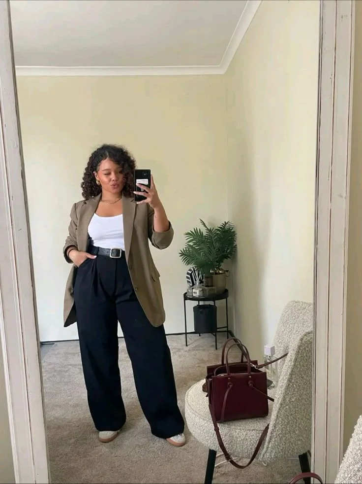 business casual outfits plus size