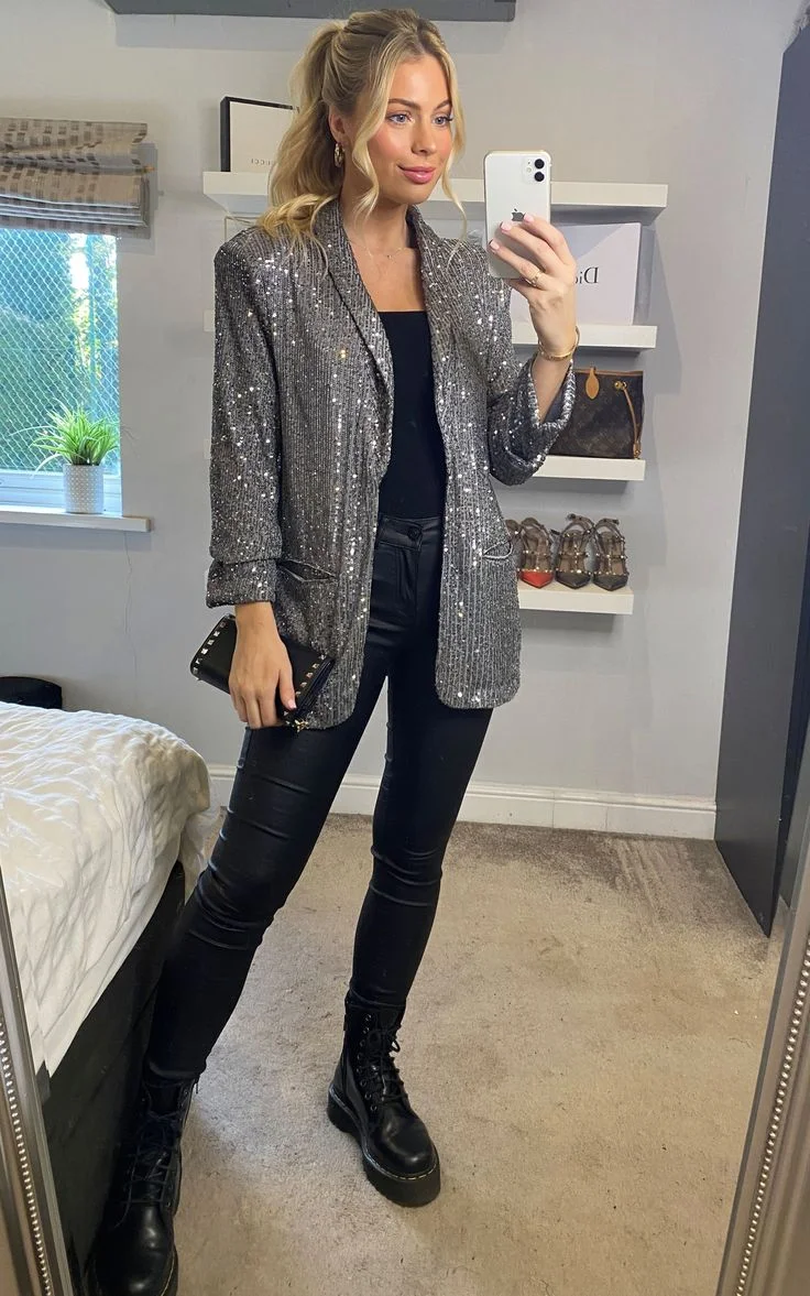 fall dinner date outfit