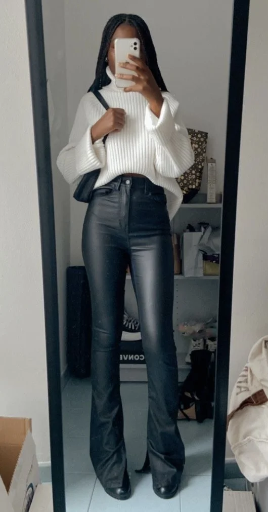 fall dinner date outfit