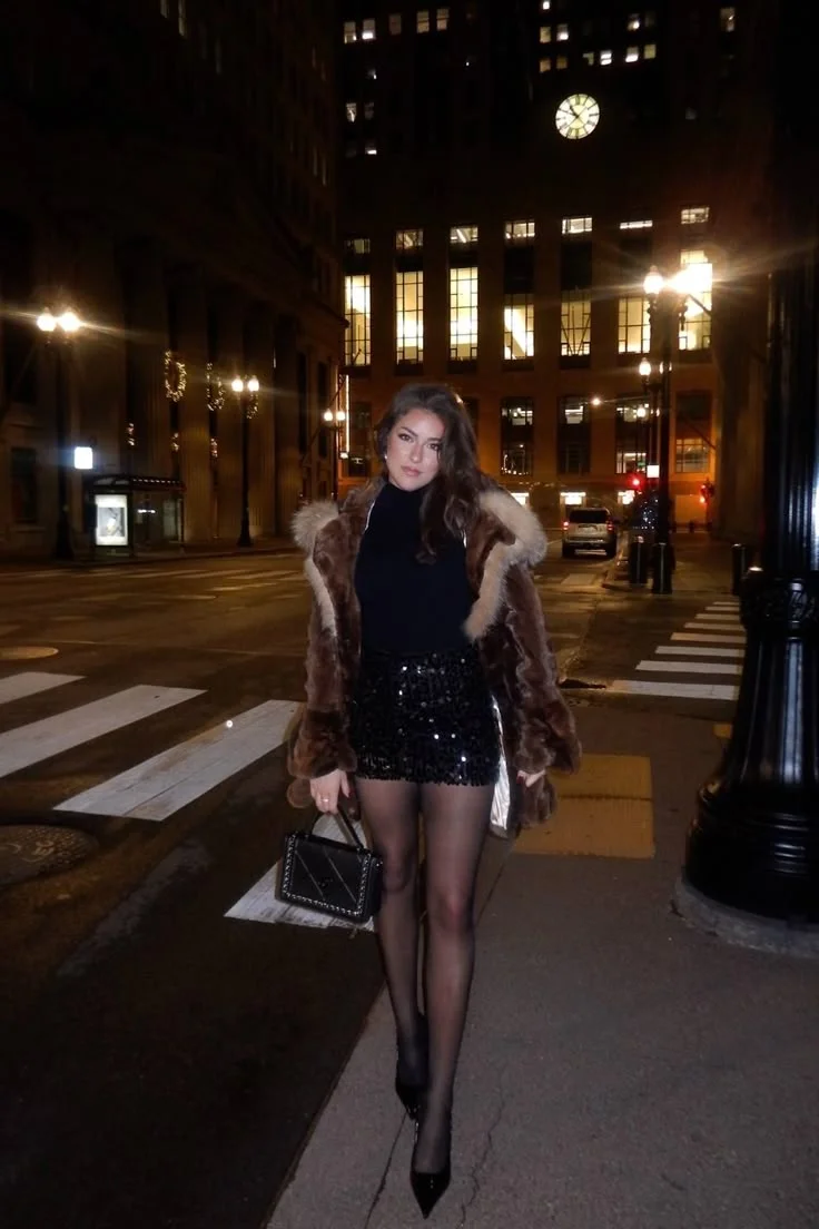 fall dinner date outfit