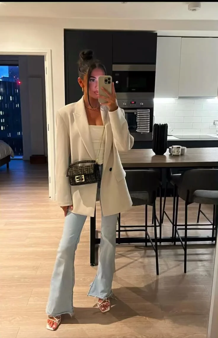 fall dinner date outfit