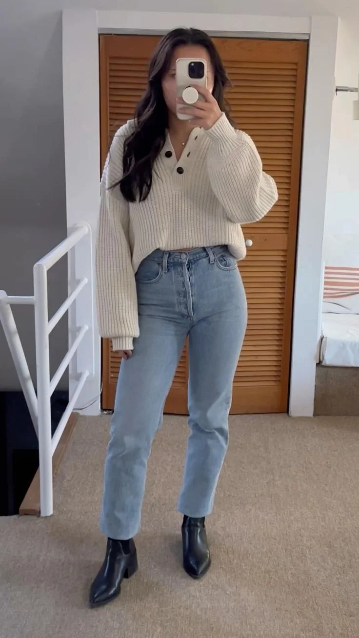 fall dinner date outfit