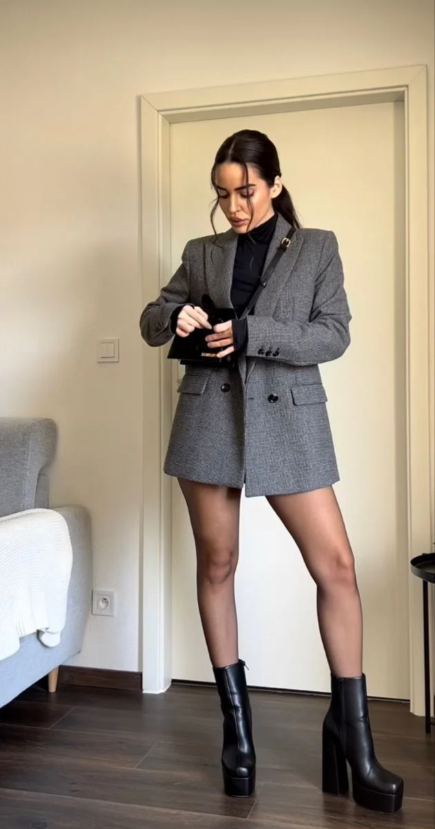 fall dinner date outfit