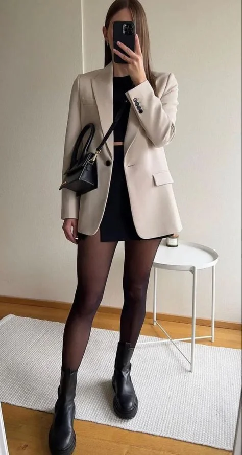 fall dinner date outfit