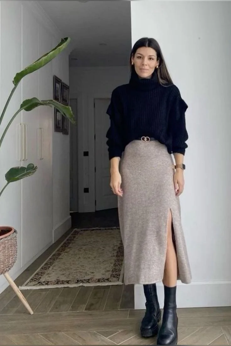 fall dinner date outfit