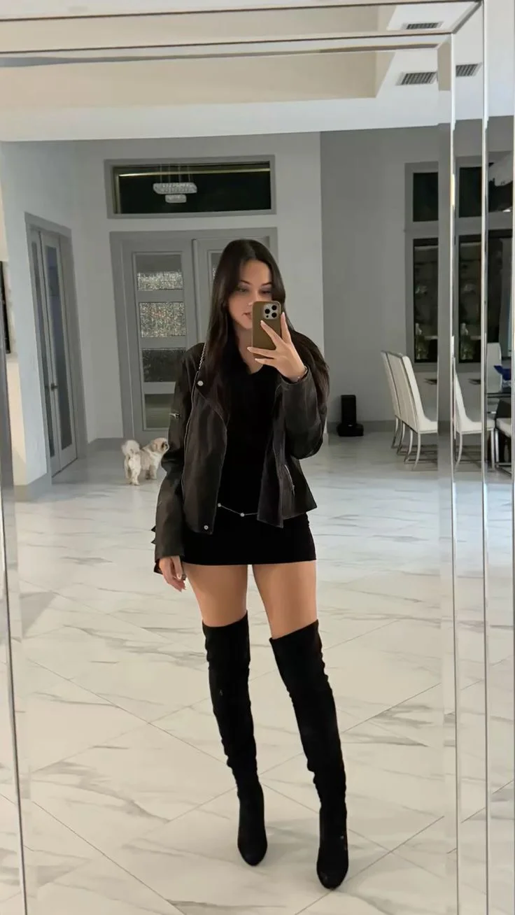 knee high boots outfit