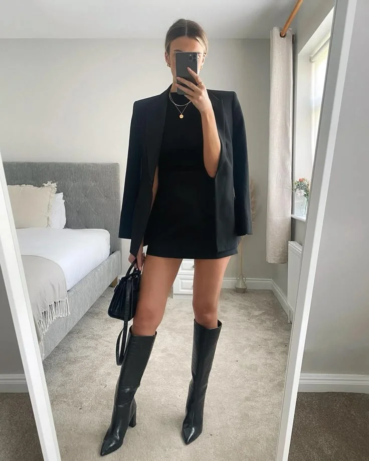 knee high boots outfit