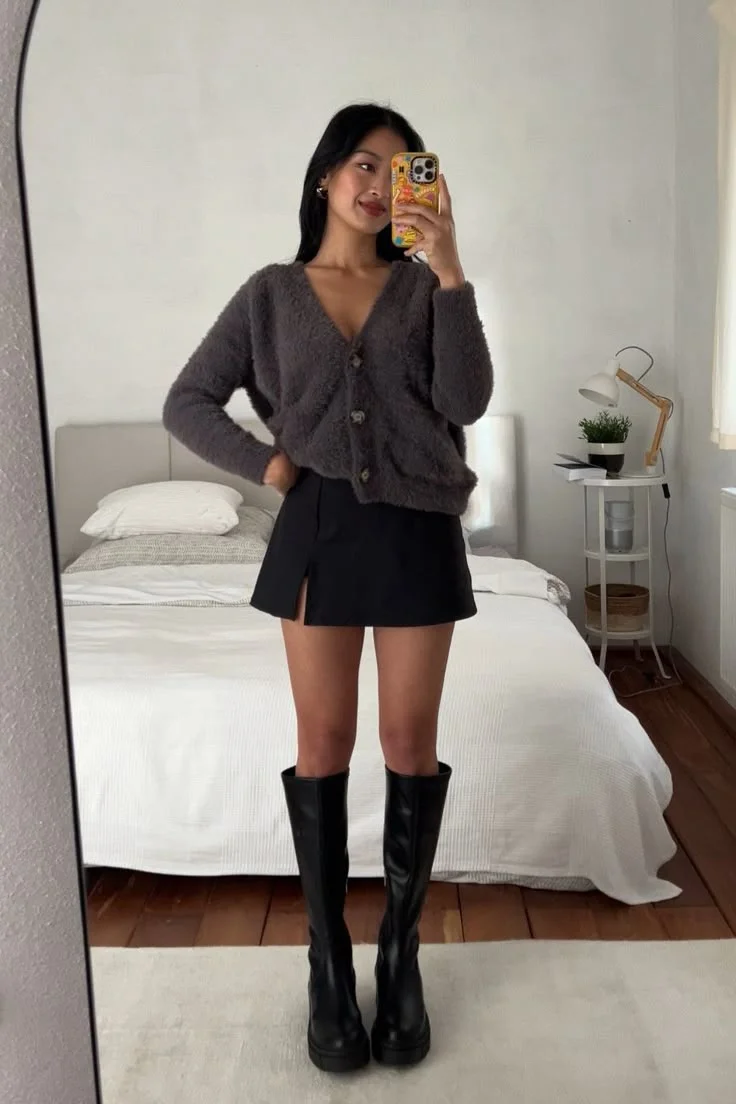 knee high boots outfit