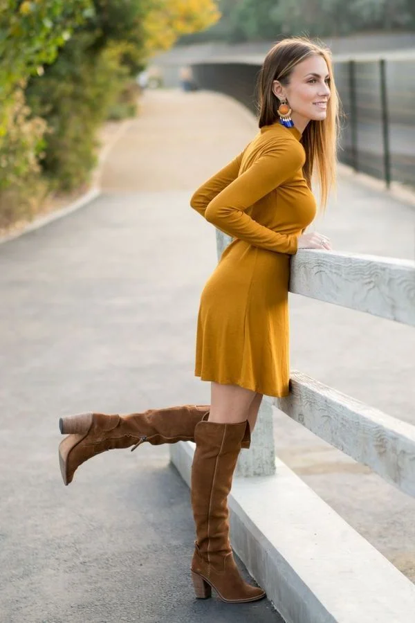 knee high boots outfit