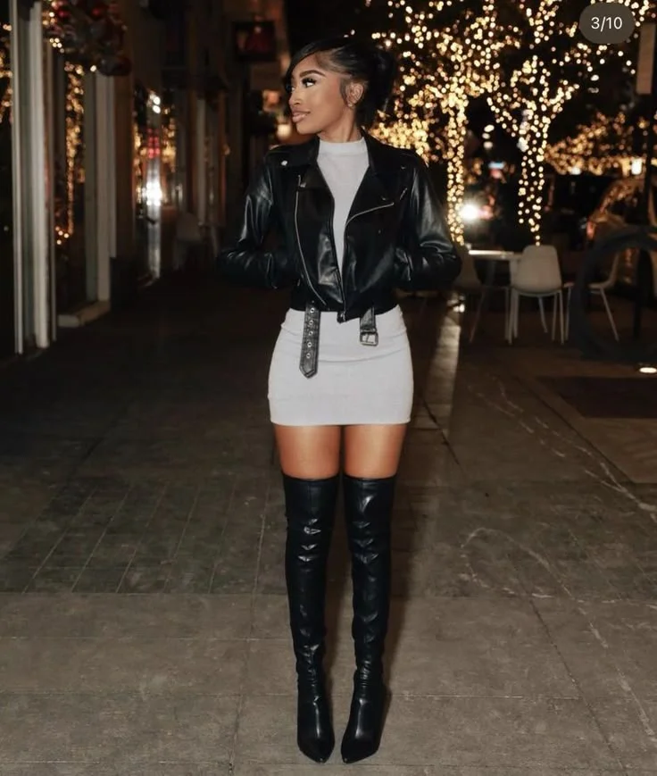 knee high boots outfit