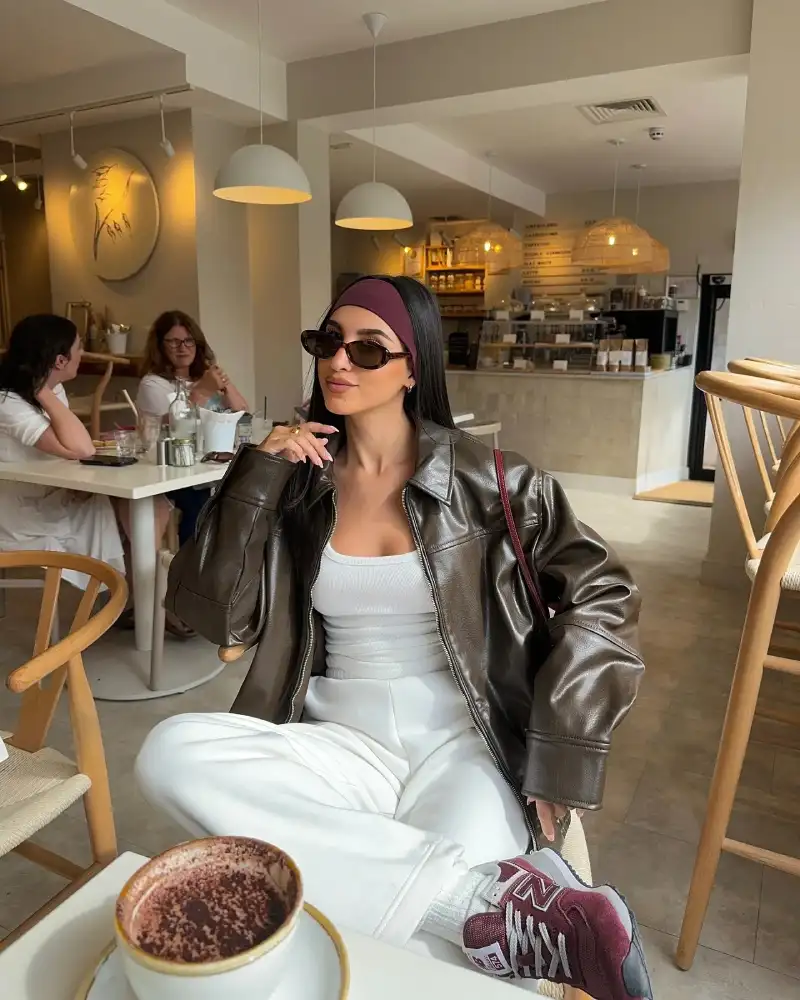 leather jacket outfit