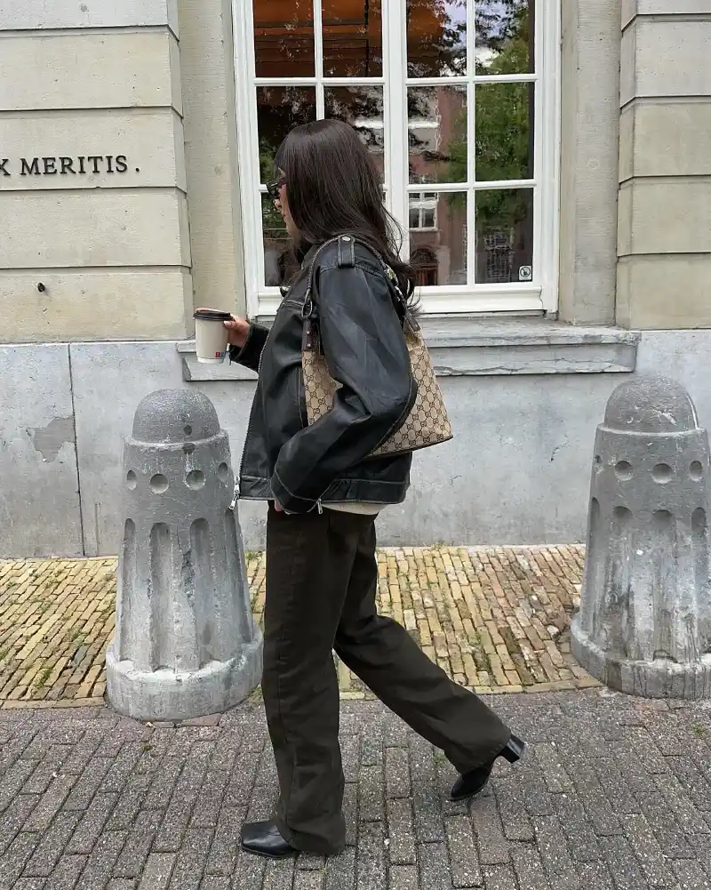 leather jacket outfit
