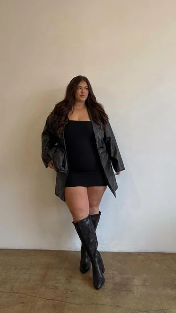 leather jacket outfit