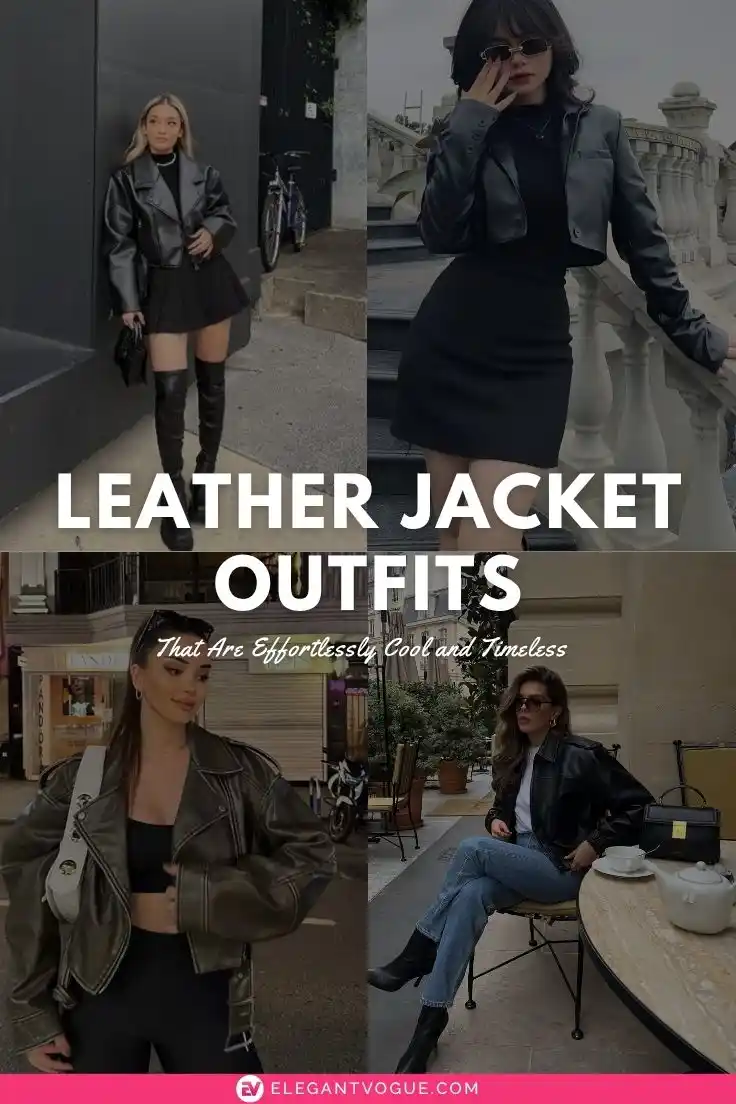 leather jacket outfit