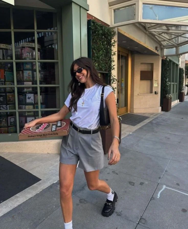 Loafers outfit summer