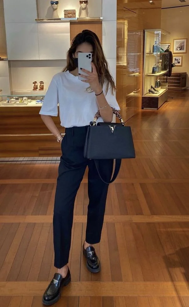 Loafers outfit summer