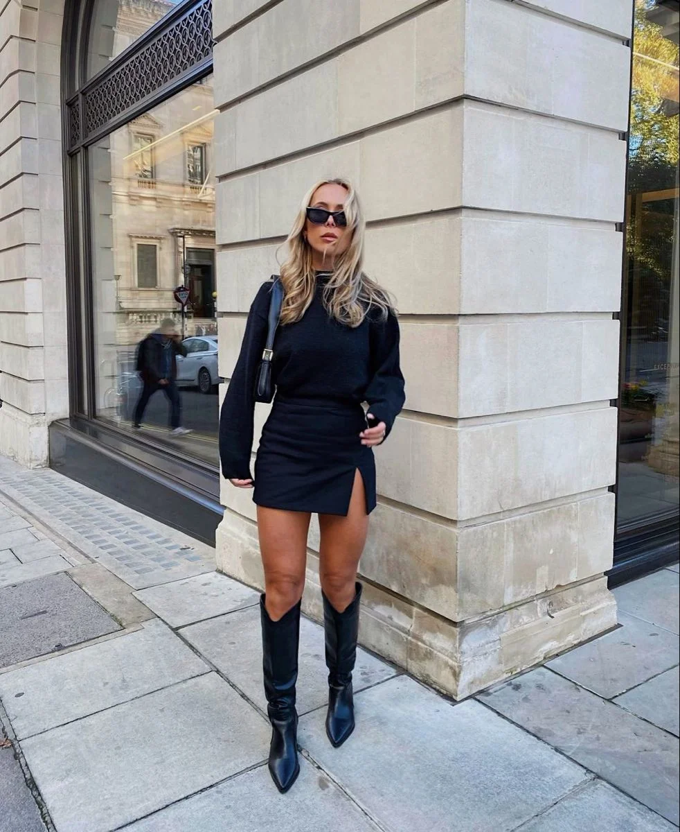 mini skirt outfit