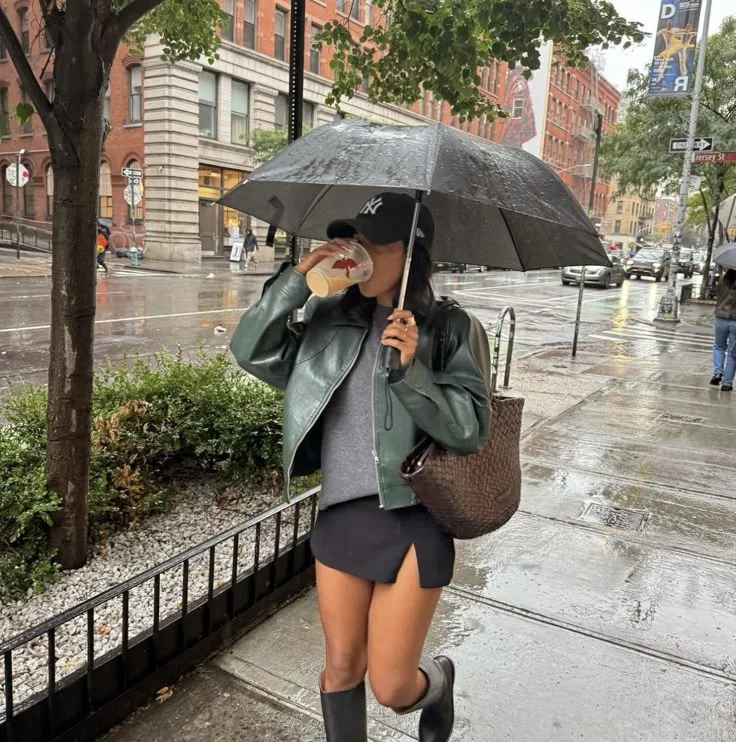 rainy summer day outfit